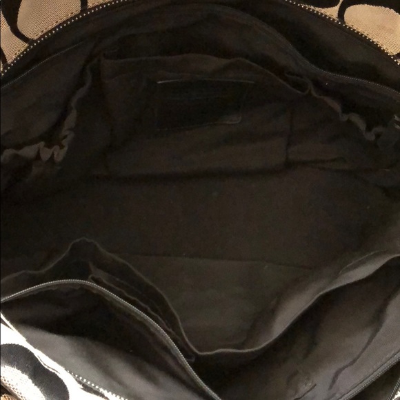 Coach Black and Cream Diaper Bag/Tote - Picture 5 of 9